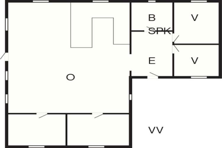 8 Person Holiday Home In R M Lakolk Esterno foto